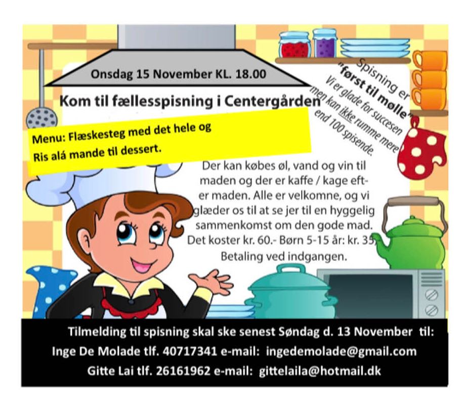 fællesspisning 15. nov 2023